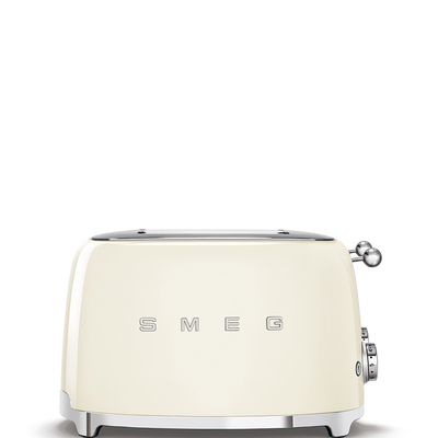 توستر چهار اسلایس 4 لاین رنگ کرم SMEG Toaster 4x4