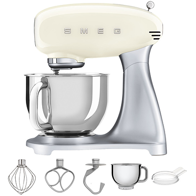 همزن ایستاده اسمگ رنگ کرم SMEG SMF02CR  